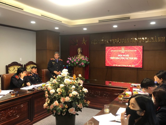 Viện 2 - Viện kiểm sát nhân dân cấp cao tại Hà Nội triển khai công tác kiểm sát năm 2022