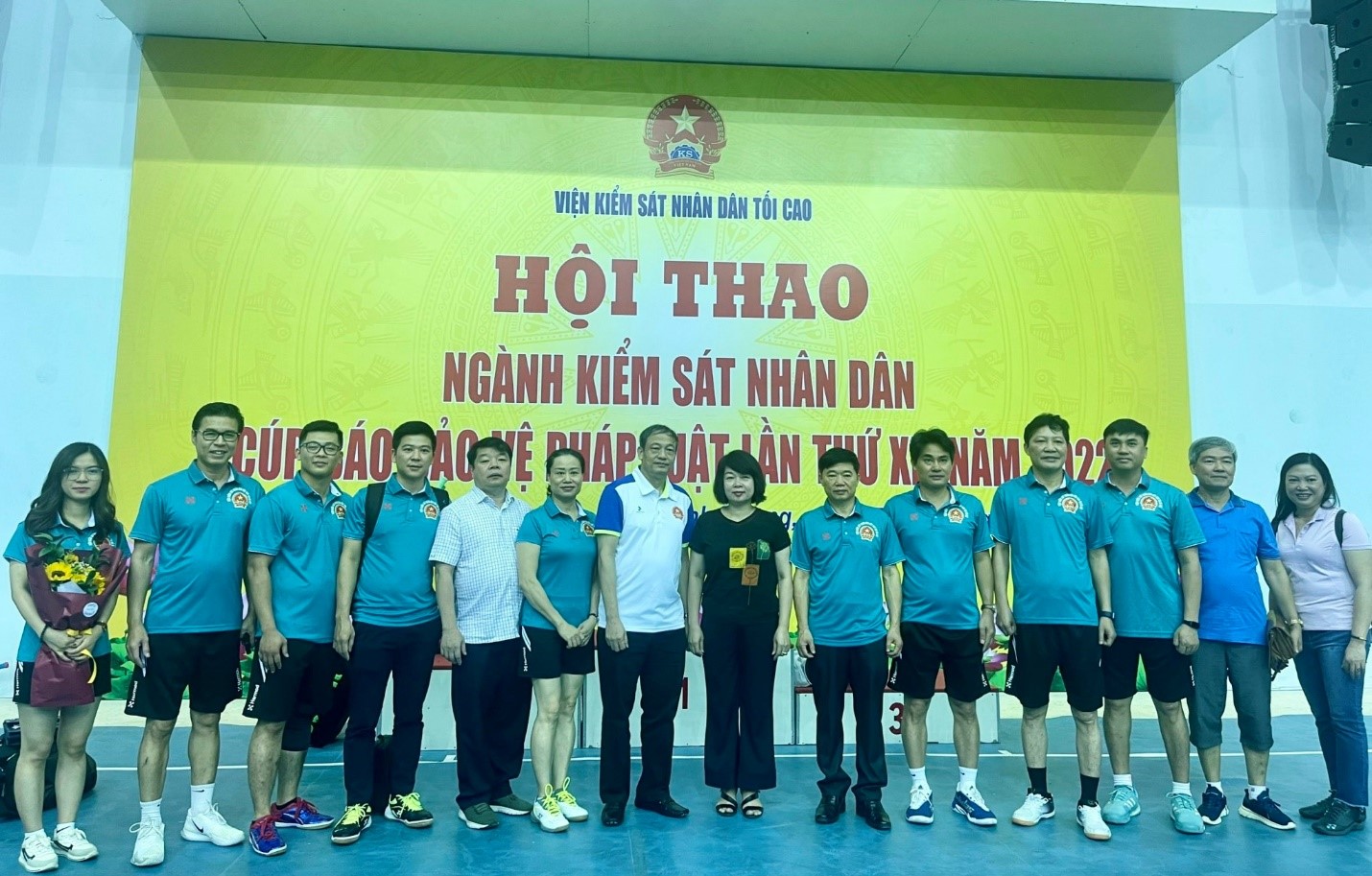 Đoàn thể thao Viện kiểm sát nhân dân cấp cao tại Hà Nội tham dự hội thao ngành Kiểm sát nhân dân “ cúp báo bảo vệ pháp luật lần thứ XI” năm 2022