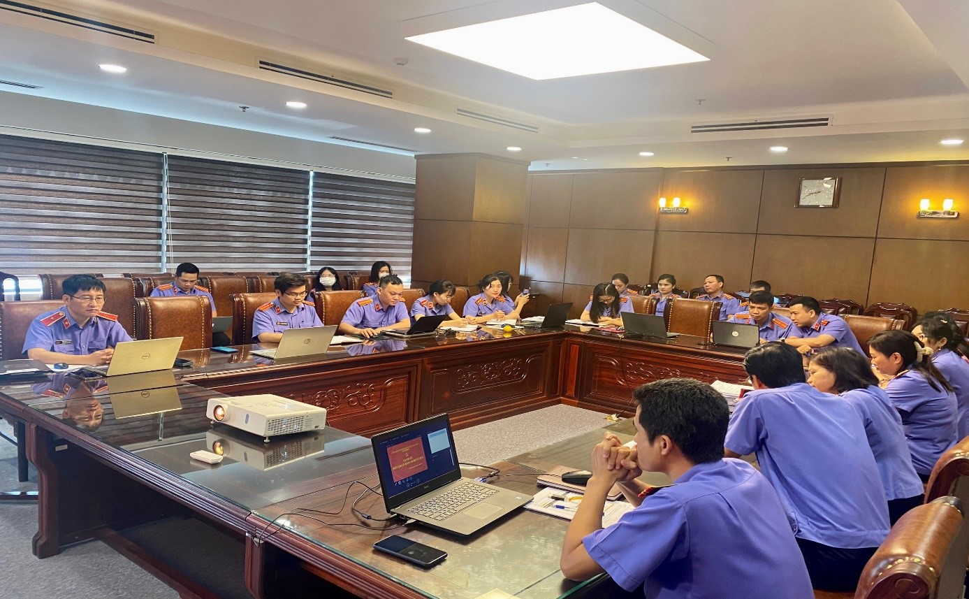 Văn phòng VKSND cấp cao tại Hà Nội tổ chức tập huấn báo cáo án bằng sơ đồ tư duy
