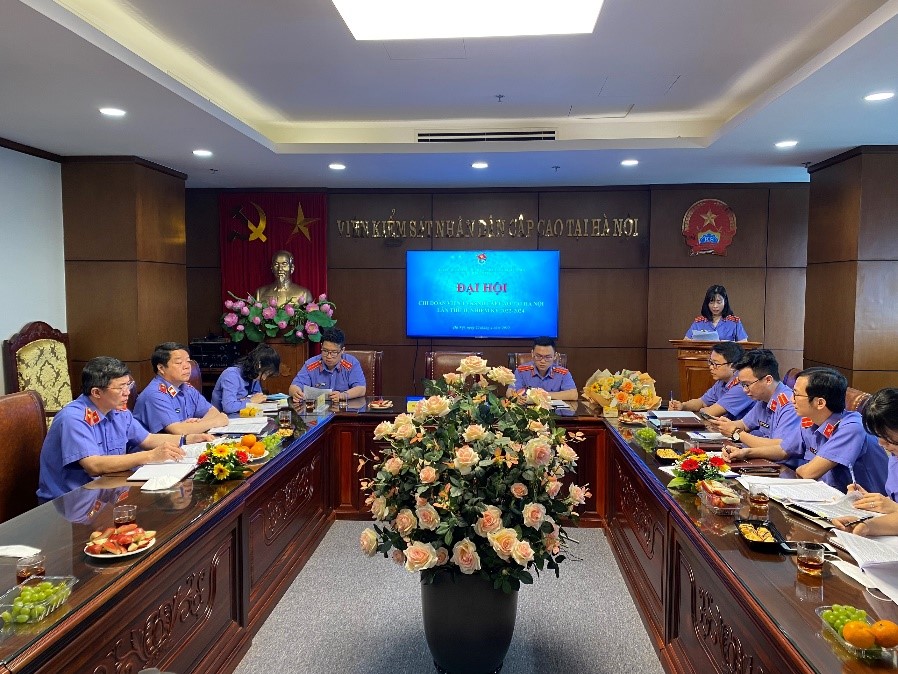 Chi đoàn Viện 1 Viện kiểm sát nhân dân cấp cao tại Hà Nội tổ chức thành công Đại hội lần thứ II, nhiệm kỳ 2022 - 2024