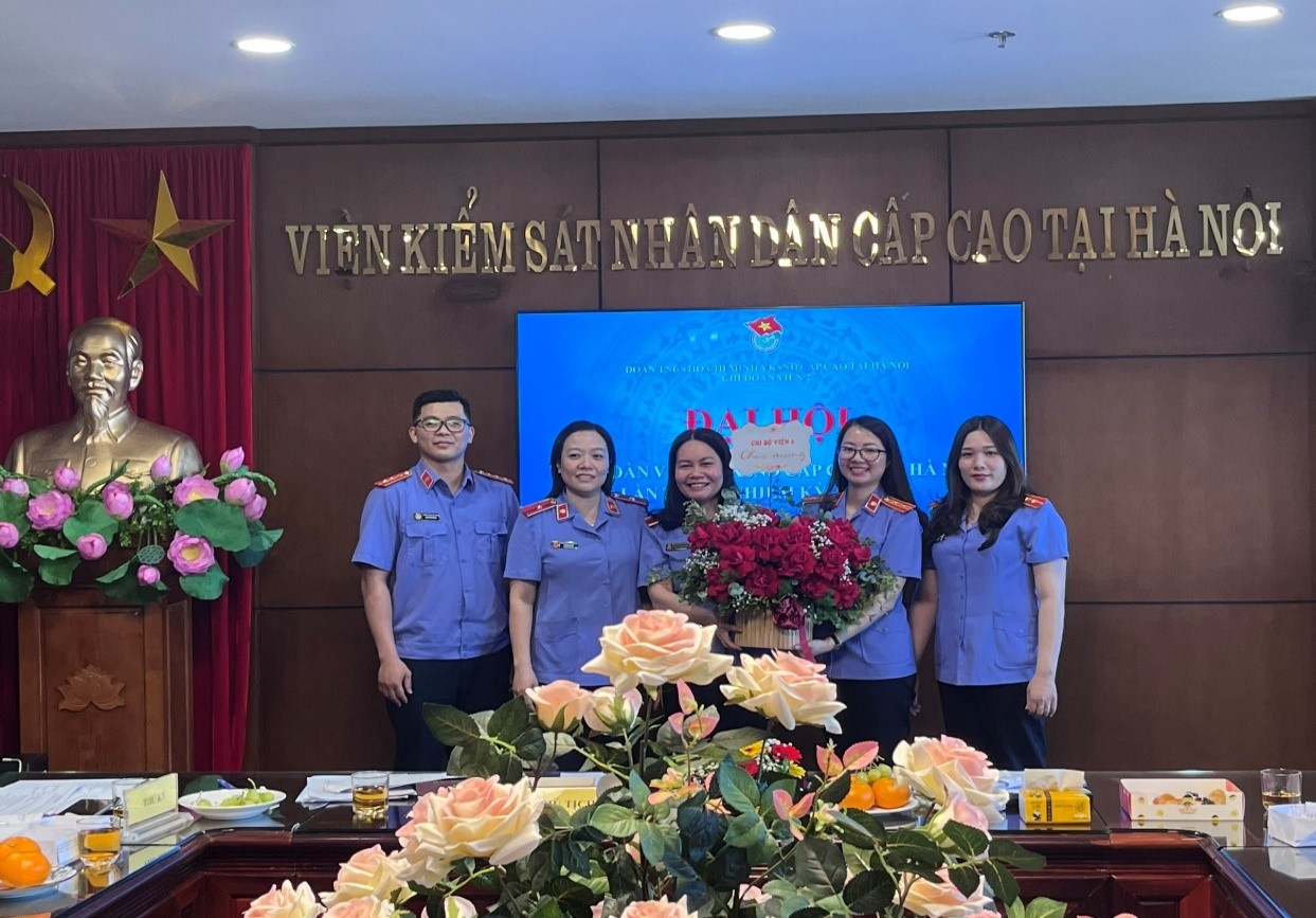 Chi đoàn Viện 2 - VKSND cấp cao tại Hà Nội tổ chức thành công Đại hội Chi đoàn lần thứ II, nhiệm kỳ 2022 – 2024