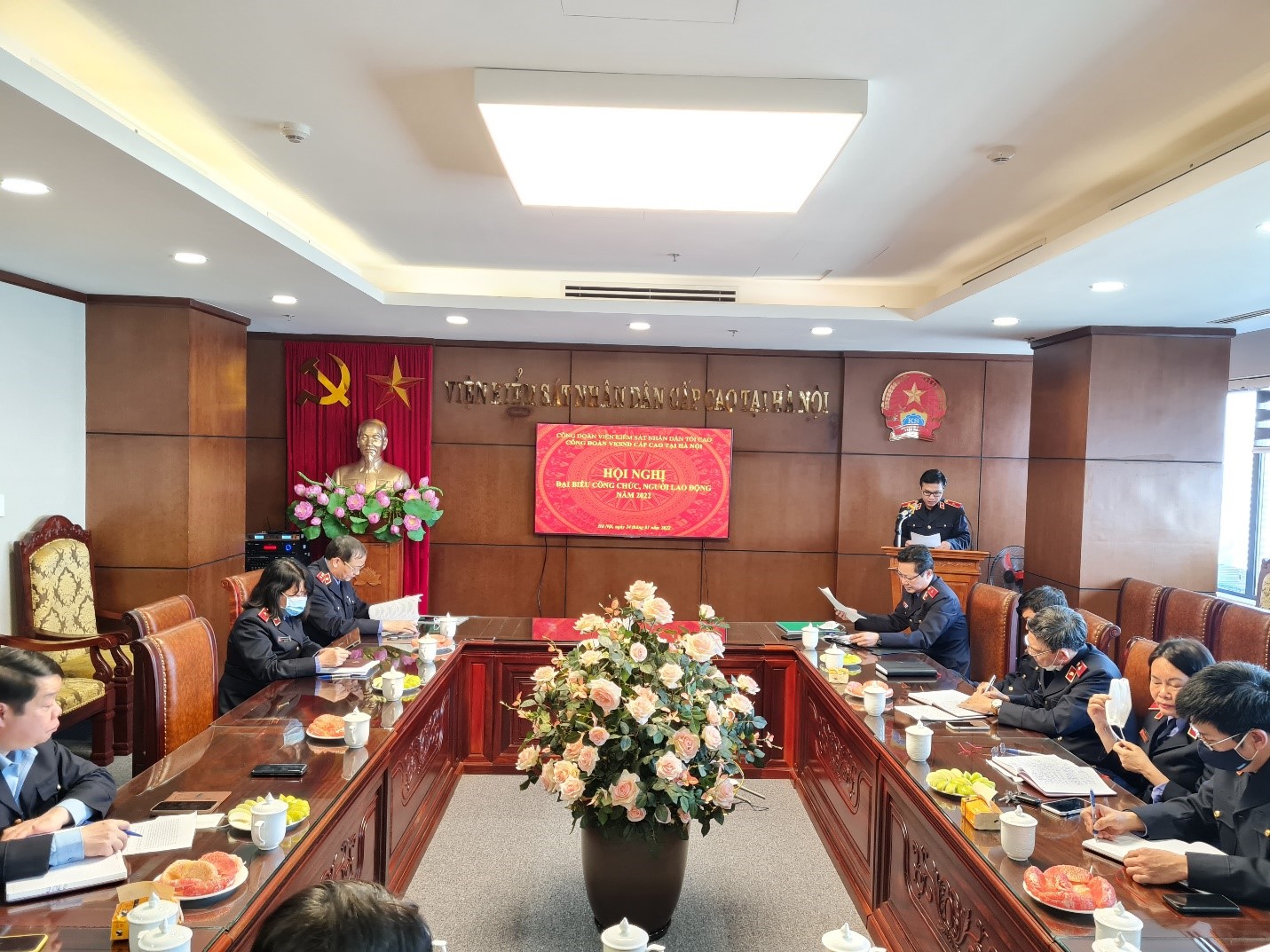 Viện kiểm sát nhân dân cấp cao tại Hà Nội tổ chức Hội nghị đại biểu công chức, người lao động năm 2022